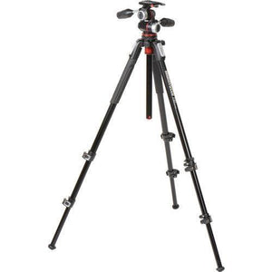 Manfrotto Aluminum MK190XPRO3-3W Tripod Kit with 3-Way Pan/Tilt Head at PROCAM | procam.com
