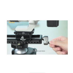 NiSi Macro Focusing Rail NM-180 With 360-Degree Rotating Clamp at PROCAM | procam.com