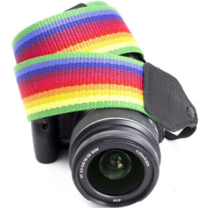 Perri's Leathers Ltd. 2" Cotton Camera Strap (Rainbow) at PROCAM | procam.com