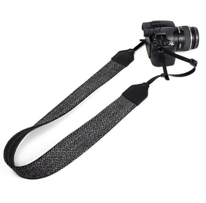 Perri's Leathers Ltd. 2" Wool Fabric Camera Strap (Gray/White) at PROCAM | procam.com