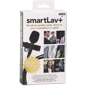Rode smartLav+ Lavalier Condenser Microphone for Smartphones at PROCAM | procam.com