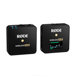 Rode Wireless GO II Single Compact Digital Wireless Microphone System/Recorder (2.4 GHz, Black) at PROCAM | procam.com