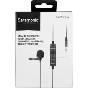 Saramonic LavMicro U2 Omnidirectional Lavalier Microphone for DSLR Cameras and Smartphones at PROCAM | procam.com