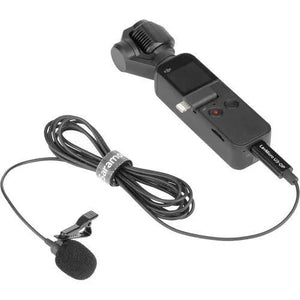 Saramonic Omni Clip-On Lav Mic for DJI Osmo Pocket with 6.6' Cable and USB-C Connector at PROCAM | procam.com