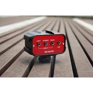 Saramonic SR-AX100 Passive 2-Channel Audio Adapter for DSLR Cameras at PROCAM | procam.com