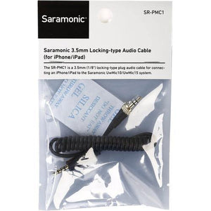 Saramonic SR-PMC1 iPhone/iPad Locking 3.5mm Output Connector Cable at PROCAM | procam.com