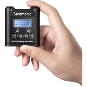 Saramonic SR-R1 Belt Pack Recorder with DK3 Lavalier and MicroSD Card at PROCAM | procam.com