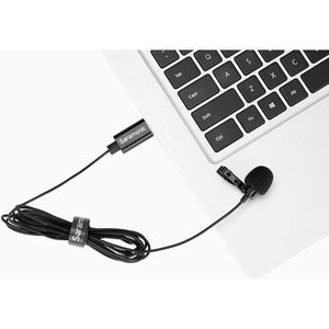 Saramonic SR-ULM10 Omnidirectional USB Lavalier Microphone (6.5' Cable) at PROCAM | procam.com