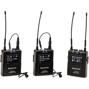 Saramonic UWMIC9S KIT2 2-Person Camera-Mount Wireless Omni Lavalier Microphone System (514 to 596 MHz) at PROCAM | procam.com