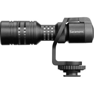 Saramonic Vmic Mini Ultra-Compact Camera-Mount Shotgun Microphone for DSLR Cameras and Smartphones at PROCAM | procam.com