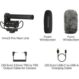 Saramonic Vmic5 PRO Camera-Mount Shotgun Microphone at PROCAM | procam.com