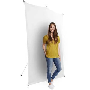 Savage Backdrop Travel Kit (White, 5 x 7') at PROCAM | procam.com