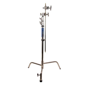 Savage Stainless Steel C-Stand Kit with 53" x 18' White Seamless Paper (9.5') at PROCAM | procam.com