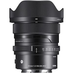 Sigma 20mm f/2 DG DN Contemporary Lens for Sony E at PROCAM | procam.com