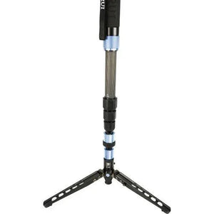Sirui 10X Carbon Fiber 4 Section Monopod with Feet and VH10X Head at PROCAM | procam.com