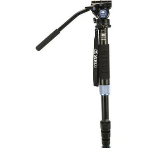 Sirui P204SR Aluminum 4 Section Monopod with Feet and VA5 Head at PROCAM | procam.com