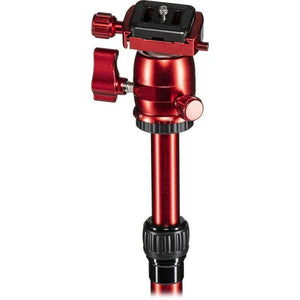 Sirui T-005RK T-0S Series Travel Tripod with B-00 Ball Head (Red, Aluminum) at PROCAM | procam.com