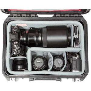 SKB iSeries 1309-6 Case with Think Tank Designed Photo Dividers & Lid Foam (Black) at PROCAM | procam.com