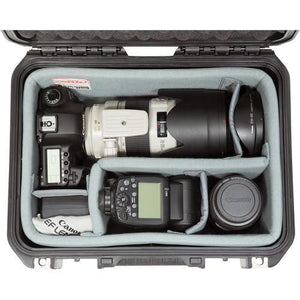 SKB iSeries 1309-6 Case with Think Tank Designed Photo Dividers & Lid Foam (Black) at PROCAM | procam.com