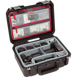 SKB iSeries 1510-6 Case with Think Tank-Designed Photo Dividers & Lid Organizer (Black) at PROCAM | procam.com