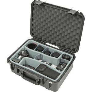 SKB iSeries 1813-7 Case with Think Tank Designed Photo Dividers & Lid Foam (Black) at PROCAM | procam.com