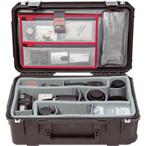 SKB iSeries 2011-7 Case with Think Tank Designed Photo Dividers & Lid Organizer (Black) | PROCAM