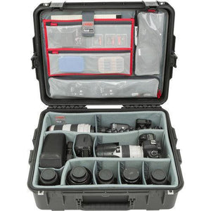 SKB iSeries 2217-8 Case with Think Tank Photo Dividers & Lid Organizer (Black) at PROCAM | procam.com