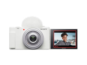 Sony ZV-1F Vlogging Camera (White) at PROCAM | procam.com