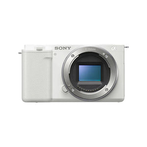 Sony ZV-E10 Mirrorless Camera (Body Only, White) at PROCAM | procam.com