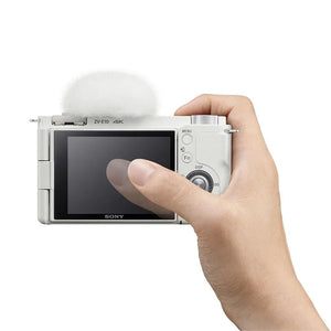 Sony ZV-E10 Mirrorless Camera with 16-50mm Lens (White) at PROCAM | procam.com