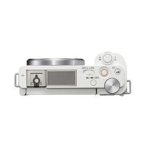 Sony ZV-E10 Mirrorless Camera with 16-50mm Lens (White) at PROCAM | procam.com