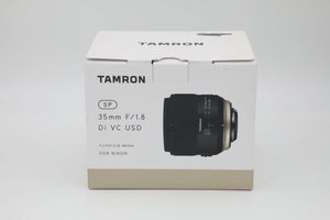 * USED * Tamron 35mm f1.8 Di VC USD Lens for Nikon Mount at PROCAM | procam.com