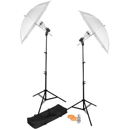 Westcott Basics 45W LED 2-Light Umbrella Kit with 2.4 GHz Remote | PROCAM