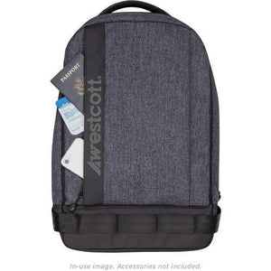 Westcott Lite Traveler Backpack (Black/Gray) at PROCAM | procam.com
