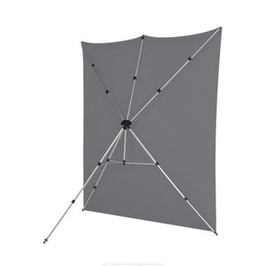 Westcott X-Drop Pro Fabric Backdrop Kit (Neutral Gray, 8 x 8') at PROCAM | procam.com