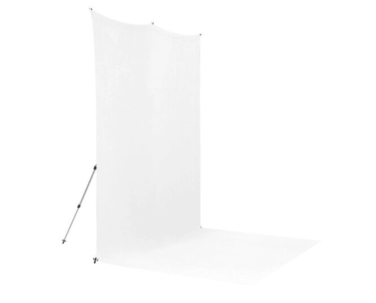 Westcott X-Drop Pro Wrinkle-Resistant Backdrop Kit (High-Key White, 8 x 8')