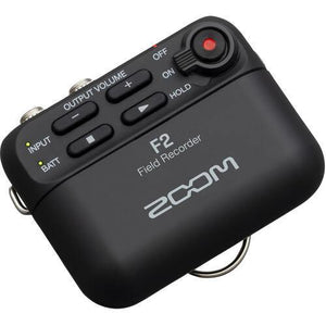 Zoom F2 Ultracompact Portable Field Recorder with Lavalier Microphone at PROCAM | procam.com