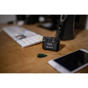 Zoom F2 Ultracompact Portable Field Recorder with Lavalier Microphone at PROCAM | procam.com