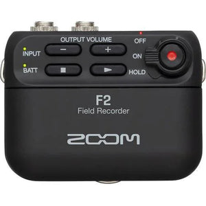 Zoom F2 Ultracompact Portable Field Recorder with Lavalier Microphone at PROCAM | procam.com
