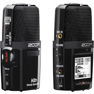 Zoom H2n 2-Input / 4-Track Portable Handy Recorder with Onboard 5-Mic Array at PROCAM | procam.com