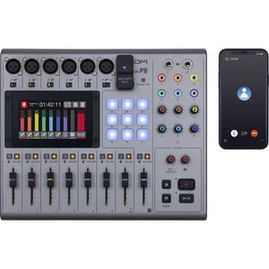Zoom PodTrak P8 Portable Multitrack Podcast Recorder | PROCAM