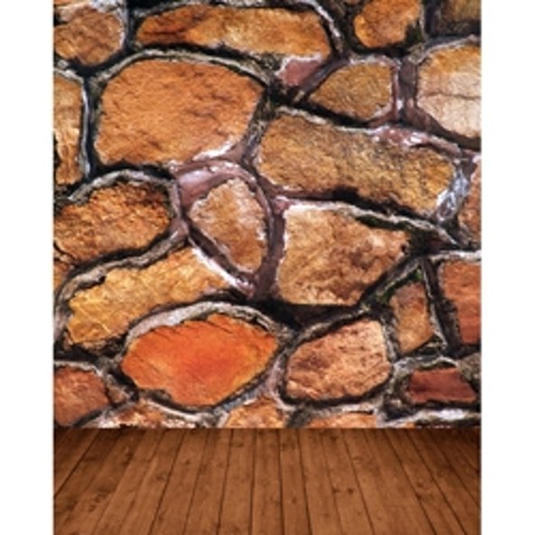 Promaster 8' x 10' Scenic Backdrop Red Stone