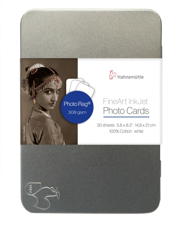 Hahnemuhle Photo Rag 308 Matte FineArt Photo Cards (A5 5.8 x 8.3", 30 Cards)