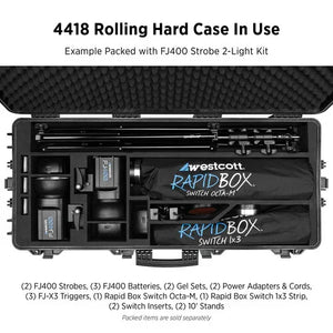 Westcott 4418 Rolling Hard Case for FJ400 2-Light Kit at PROCAM | procam.com