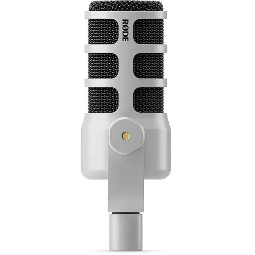 RODE PodMic USB and XLR Dynamic Broadcast Microphone (White) at PROCAM | procam.com