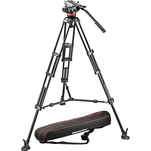 Manfrotto MVH502A Fluid Head and 546B Tripod System with Carrying