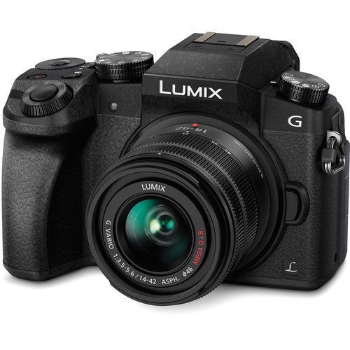 *** OPENBOX *** Panasonic Lumix DMC-G7 Mirrorless Micro Four Thirds Digital Camera with 14-42mm Lens (Black)