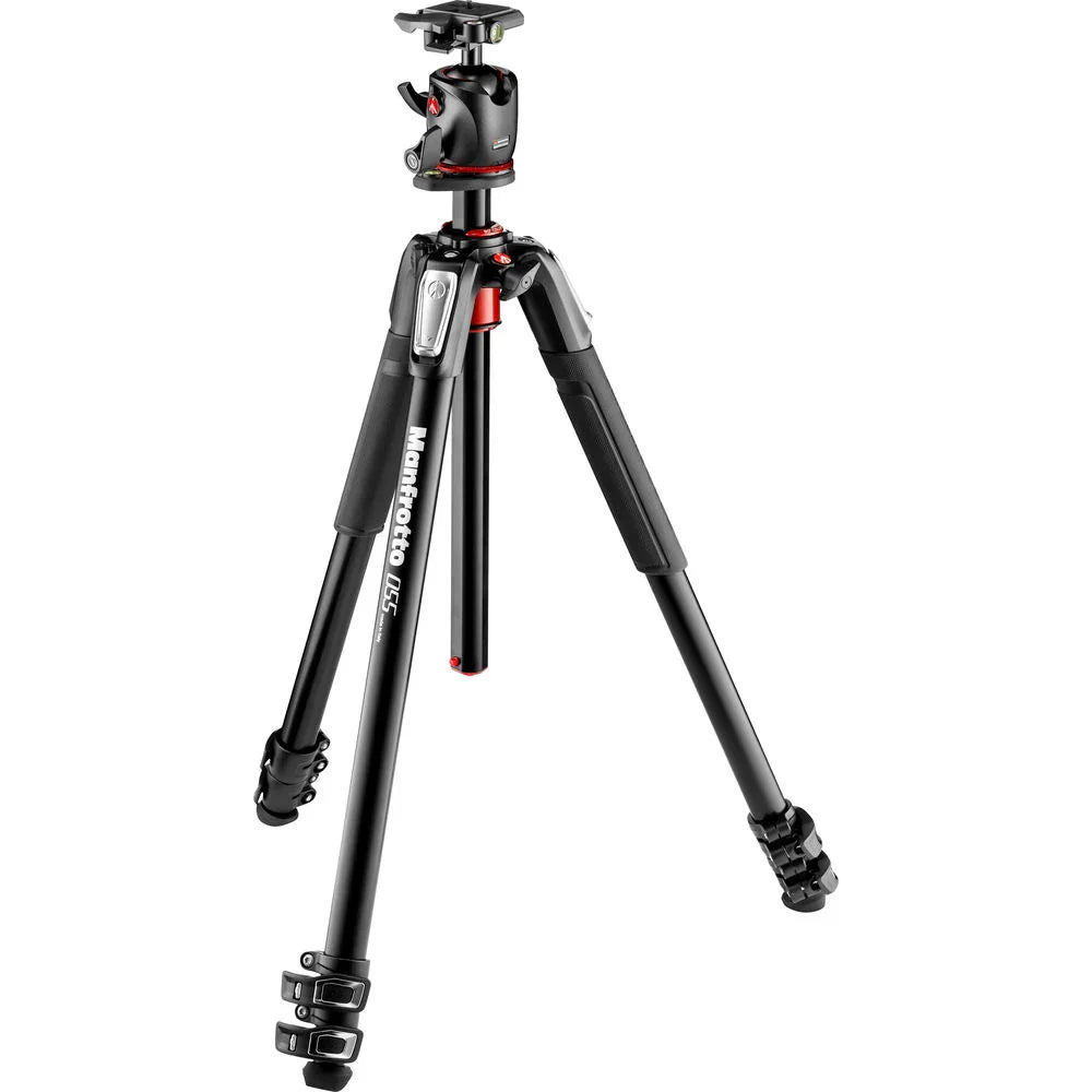 Manfrotto MK055XPRO3-BHQ2 Aluminium 3-Section Tripod with XPRO Ball Head Kit at PROCAM | procam.com