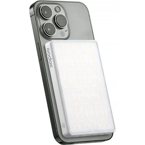 Godox MA5R RGB LED Light and Power Bank (White) at PROCAM | procam.com