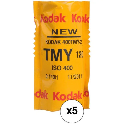 Kodak Professional T-Max 400 Black and White Negative Film (120 Roll Film) 5-Pack at PROCAM | procam.com